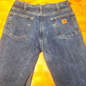 Carhartt Denim Mens Work Jeans 32×34 Like New.